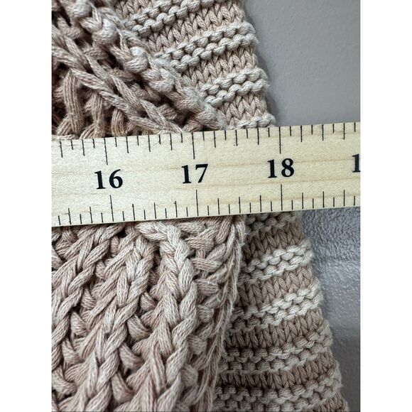 NWOT Free People Chunky Cable Knit Sweatheart Sweater Women's XS - Picture 7 of 10